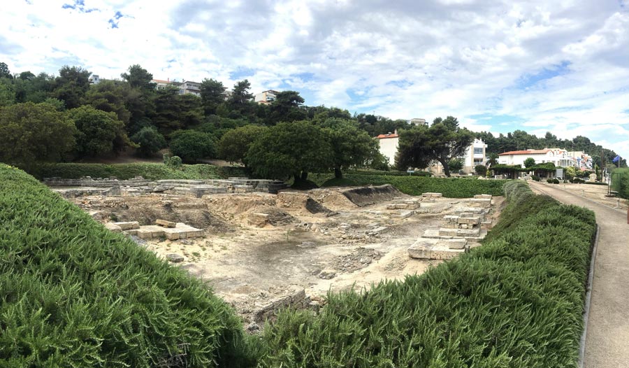 The area of the temple of Ammon Zeus